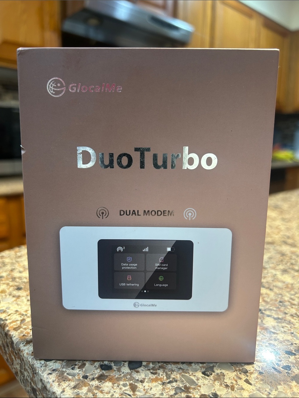 GlocalMe DuoTurbo Dual Modem in Rose Gold